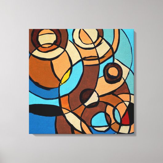 Samenstelling #32 door Michael Moffa Canvas Afdruk (Voorkant)