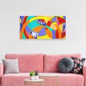 Samenstelling #5 door Michael Moffa Canvas Afdruk (Insitu (Woonkamer))