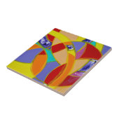 Samenstelling #5 door Michael Moffa Tegeltje (Zijkant)