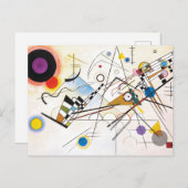 Samenstelling 8 | Kandinsky | Briefkaart (Voorkant / Achterkant)