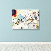 Samenstelling 8 Wassily Kandinsky Canvas Afdruk (Insitu (Houten vloer))