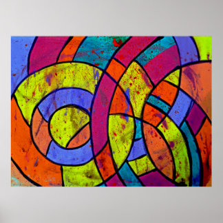 Samenstelling #9 van Michael Moffa Poster