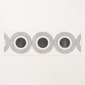 Samenstelling abstracte cirkels yogamat (Voorkant (horizontaal))