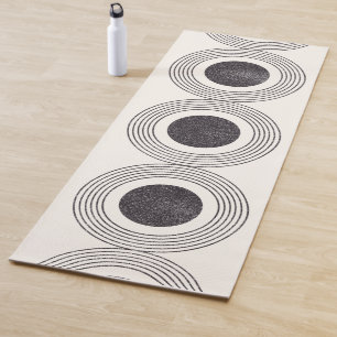Samenstelling abstracte cirkels yogamat