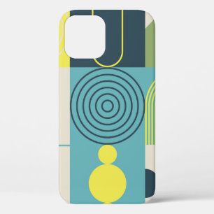Samenstelling Bauhaus, met abstracte ele iPhone 12 Hoesje
