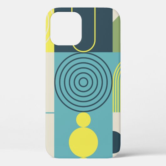 Samenstelling Bauhaus, met abstracte ele Case-Mate iPhone Case (Achterkant)