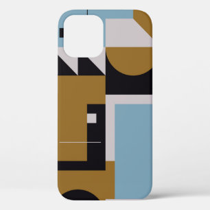 Samenstelling Bauhaus, met abstracte ele iPhone 12 Hoesje
