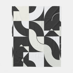 Samenstelling Bauhaus, met abstracte ele Fleece Deken