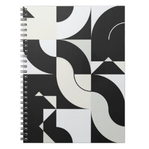 Samenstelling Bauhaus, met abstracte ele Notitieboek
