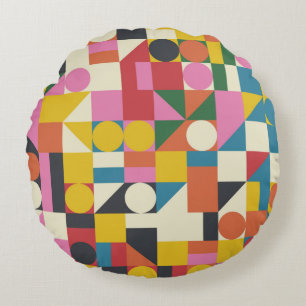 Samenstelling Bauhaus, met Vintage bovenaan Rond Kussen