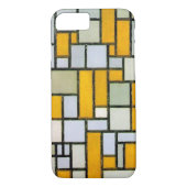Samenstelling Geel en grijs, Mondriaan Case-Mate iPhone Case (Achterkant)