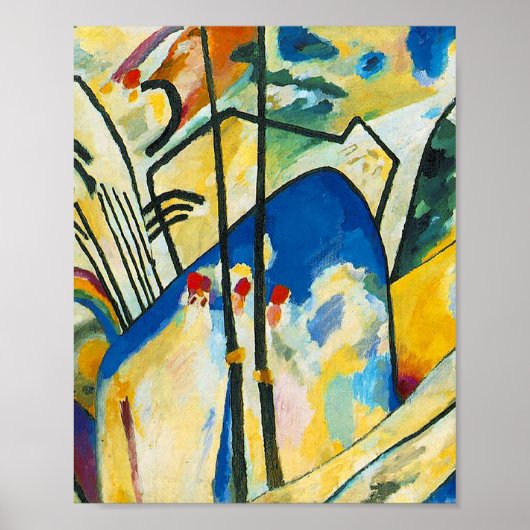 Samenstelling IV door Vassily Kandinsky Poster (Voorkant)