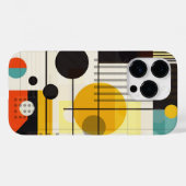 Samenstelling kleurrijke geometrische vormen Case-Mate iPhone case (Achterkant (horizontaal))