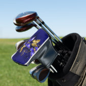 Samenstelling met sapphire Butterflies Golfheadcover (Insitu)