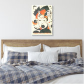 Samenstelling met Two Deer door Franz Marc Canvas Afdruk (Insitu (Slaapkamer))