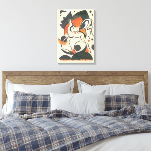 Samenstelling met Two Deer door Franz Marc Canvas Afdruk (Insitu (Slaapkamer))