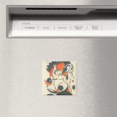 Samenstelling met Two Deer door Franz Marc Magneet (Insitu (Vaatwasser))