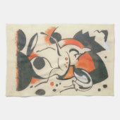 Samenstelling met Two Deer door Franz Marc Theedoek (Horizontaal)