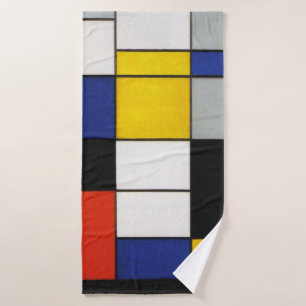 Samenstelling Mondriaan Badhanddoek