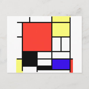 Samenstelling, Mondriaan Briefkaart