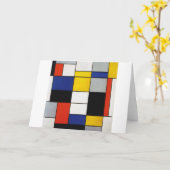 Samenstelling Mondriaan Kaart (Gele Bloem)