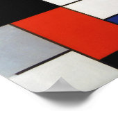 Samenstelling Mondriaan Poster (Hoek)
