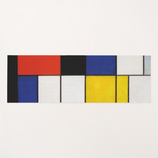 Samenstelling Mondriaan Yogamat (Voorkant (horizontaal))
