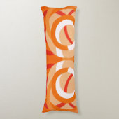 Samenstelling nr. 43 - Oranje monochroom Lichaamskussen (Voorkant Verticaal)