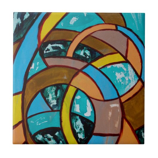 Samenstelling nr. 8 door Michael Moffa Tegeltje (Voorkant)