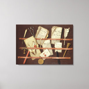Samenstelling Trompe L'Oeil Canvas Afdruk