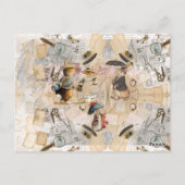 samenstelling van het meterkonijn briefkaart (Achterkant)