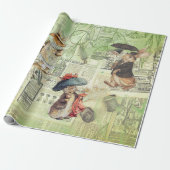 samenstelling van het meterkonijn cadeaupapier (Uitgerold)