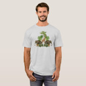 Samenstelling van tropische dieren t-shirt (Voorkant volledig)