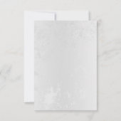 Samenstelling van witte en blauwe vlinders aankondiging (Achterkant)