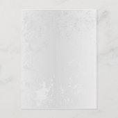 Samenstelling van witte en blauwe vlinders advieskaart (Achterkant)