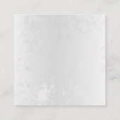 Samenstelling van witte en blauwe vlinders contactkaartje (Achterkant)