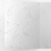 Samenstelling van witte en blauwe vlinders drieluik kaart (Binnenzijde eerst)