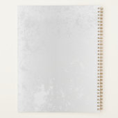 Samenstelling van witte en blauwe vlinders planner (Achterkant)