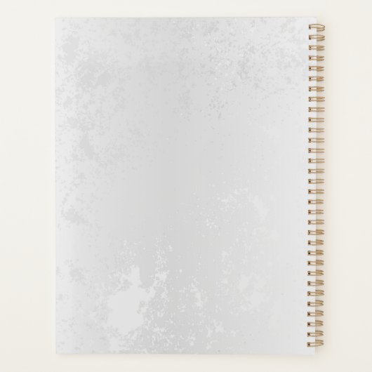 Samenstelling van witte en blauwe vlinders planner (Achterkant)