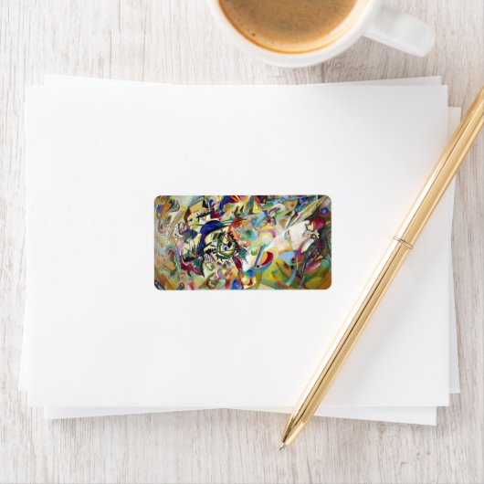 Samenstelling VII, 1913 by Wassily Kandinsky Etiket (Insitu)