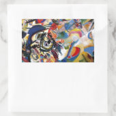Samenstelling VII van Kandinsky Rechthoekige Sticker (Tas)