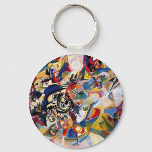 Samenstelling VII van Kandinsky Sleutelhanger (Voorkant)