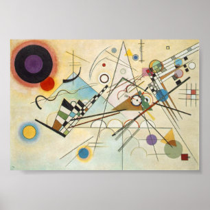 Samenstelling VIII door Kandinsky. Poster