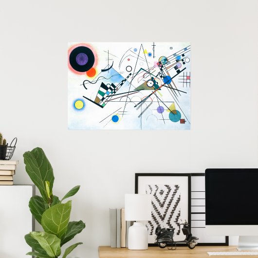 Samenstelling VIII door Wassily Kandinsky Poster (Thuiskantoor)