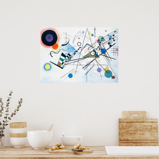 Samenstelling VIII door Wassily Kandinsky Poster (Keuken)