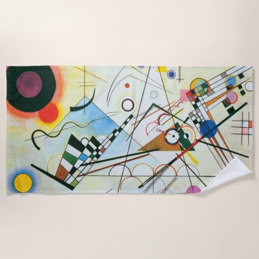 Samenstelling VIII door Wassily Kandinsky Strandlaken (Voorkant)