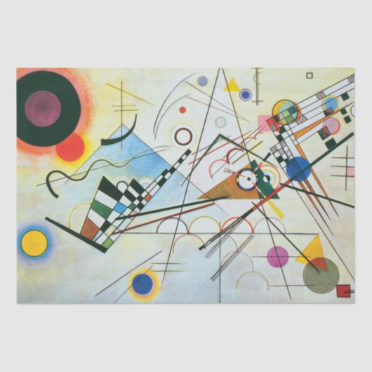 Samenstelling VIII door Wassily Kandinsky Tissuepapier (Voorkant)