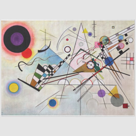 Samenstelling VIII, Wassily Kandinsky Tissuepapier (Voorkant)