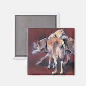 Samenstelling Wolf 2001 Magneet (Voorkant / Achterkant)