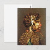 Samenvattende beschrijving Giuseppe Arcimboldo The Briefkaart (Voorkant / Achterkant)
